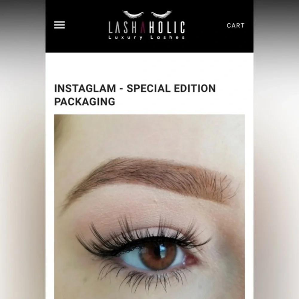 Lashaholic Instaglam artificial silk lashes, brand new!